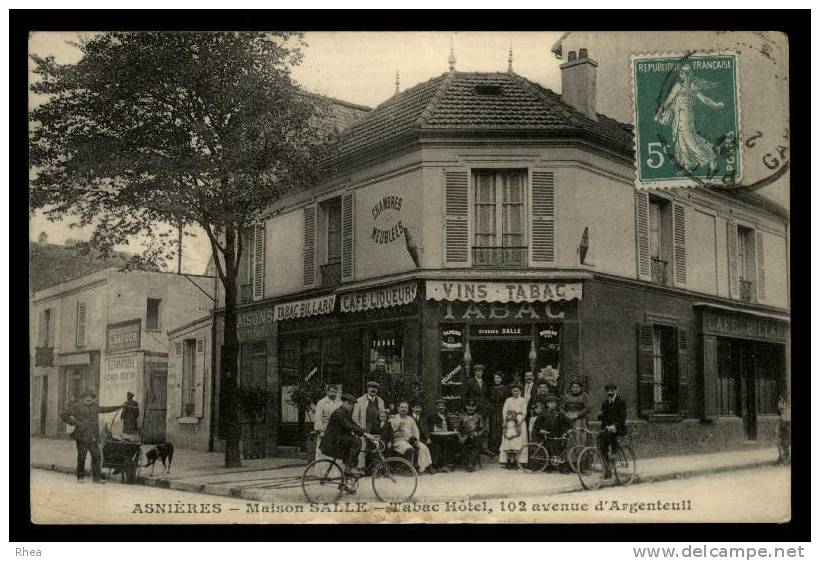 92 Asnières-sur-Seine carotte tabac D92D K92004K C92004C RH088034