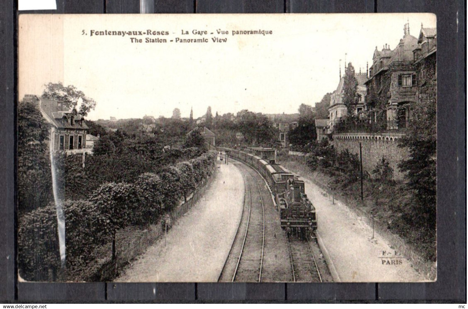 92 - Fontenay aux Roses - La gare - Vue panoramique