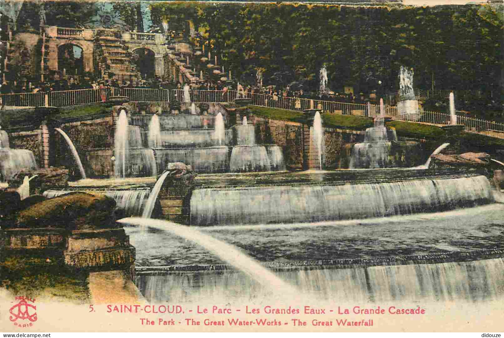 92 - Saint Cloud - Parc de Saint Cloud - La Grande Cascade - CPA - Voir Scans Recto-Verso