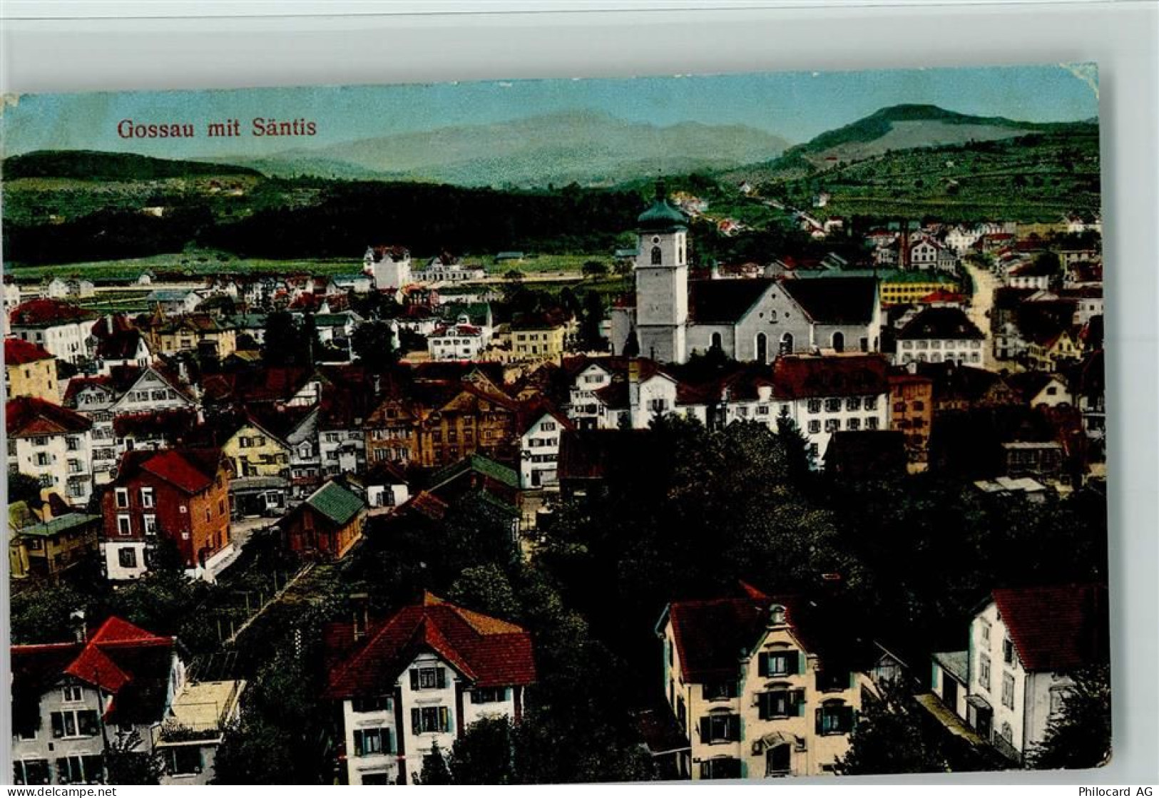 9200 Gossau SG - Kirche und Säntis - 13095959