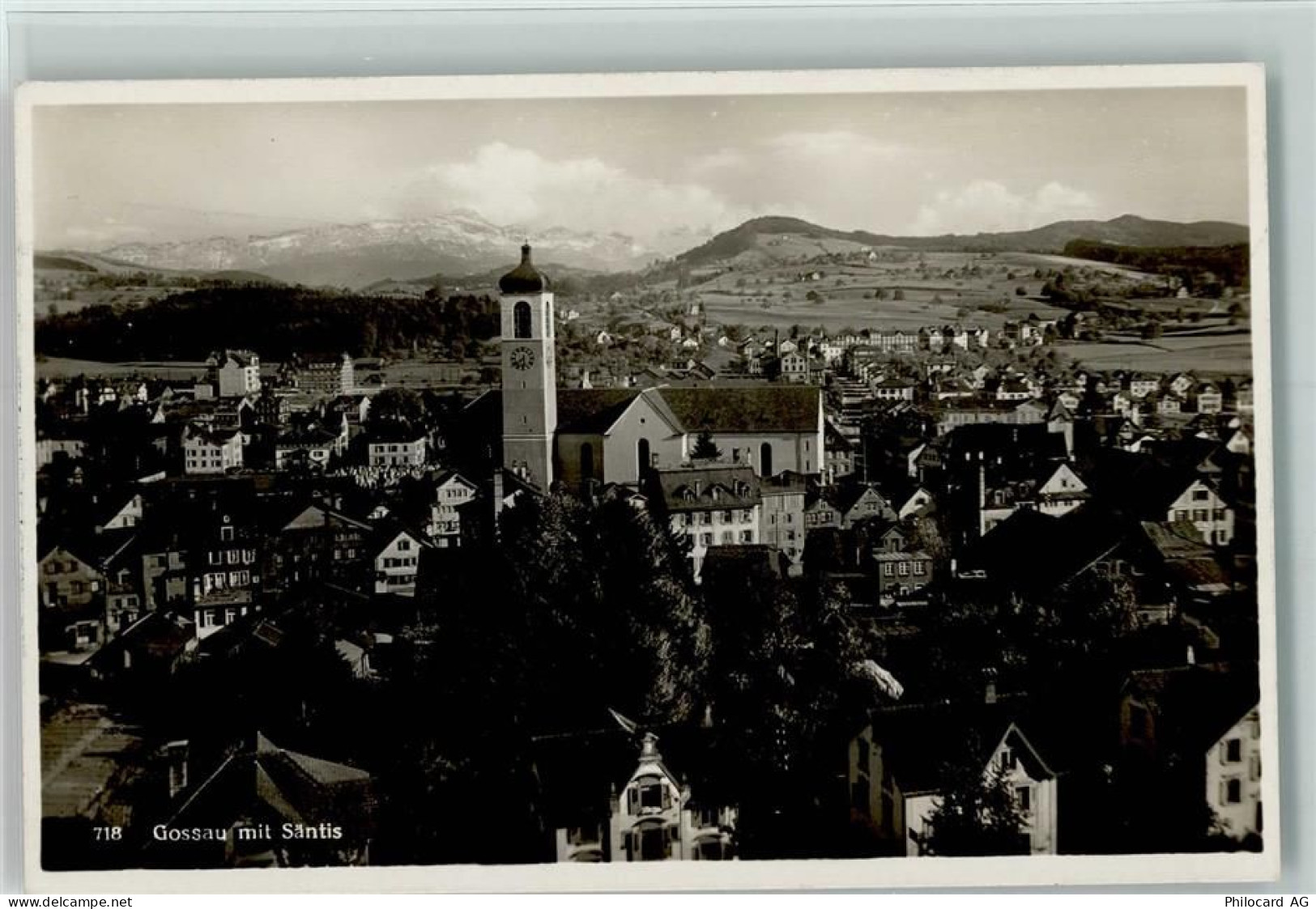 9200 Gossau SG - Kirche und Säntis - 13095972