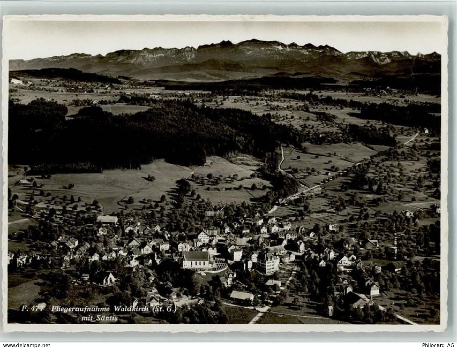 9205 Waldkirch - Fliegeraufnahme Säntis - 13100009