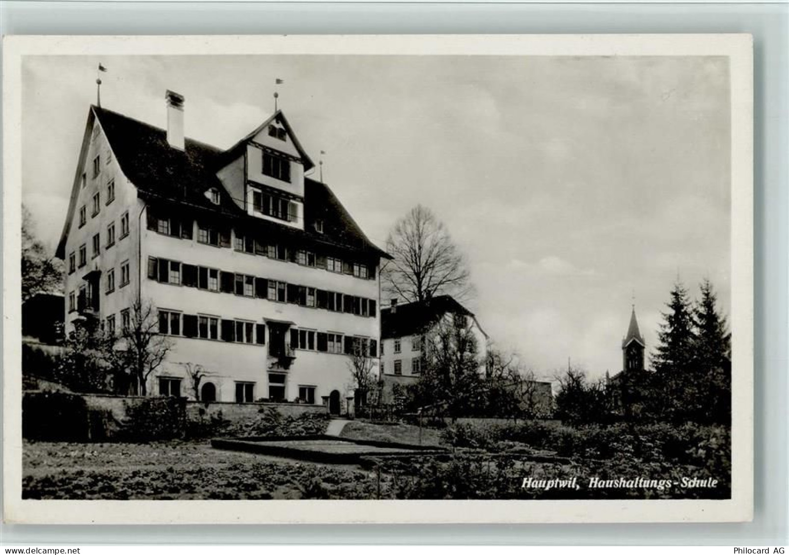 9213 Hauptwil 1930 Foto AK Haushaltungsschule, gute Erhaltung AK - 13070629