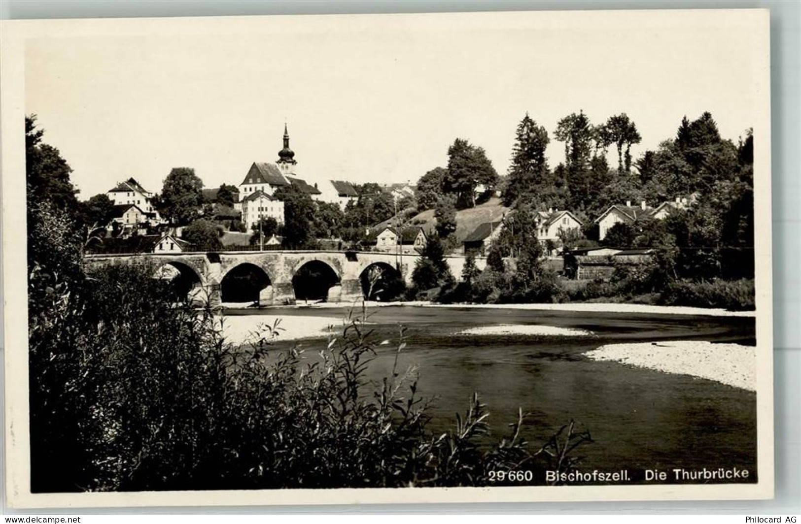9220 Bischofszell Foto AK Thurbrücke - 38025200