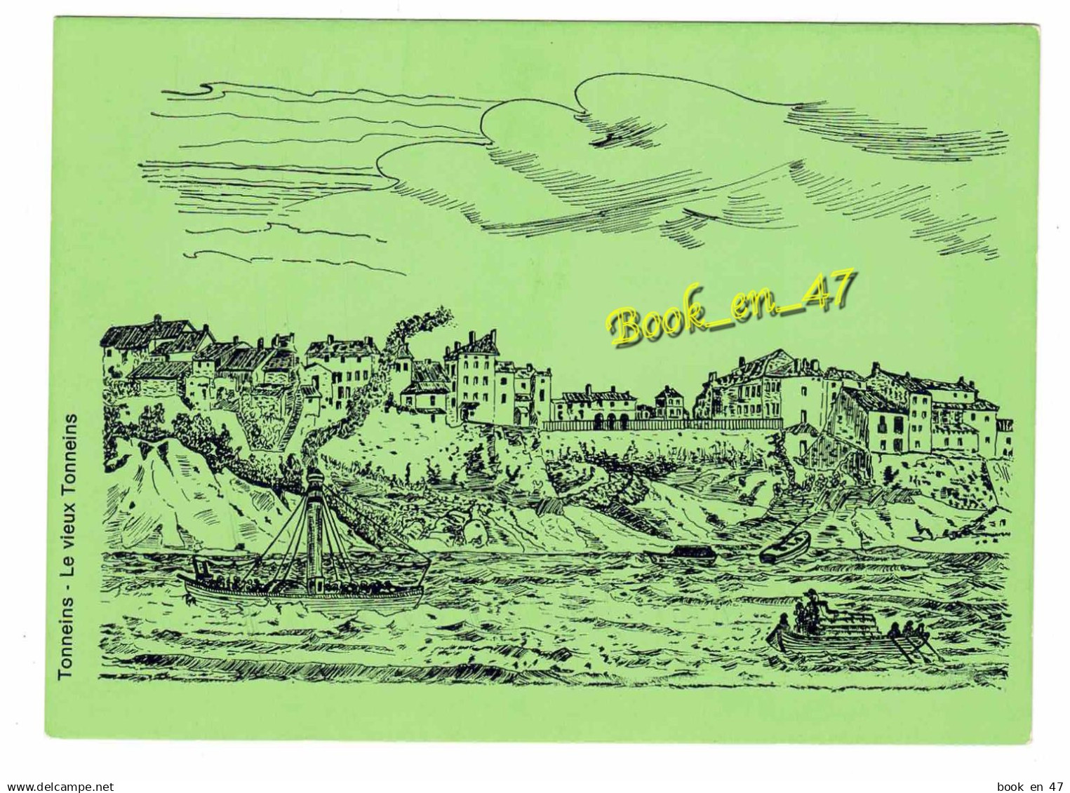 {92317} 47 Lot et Garonne Tonneins , Le vieux Tonneins