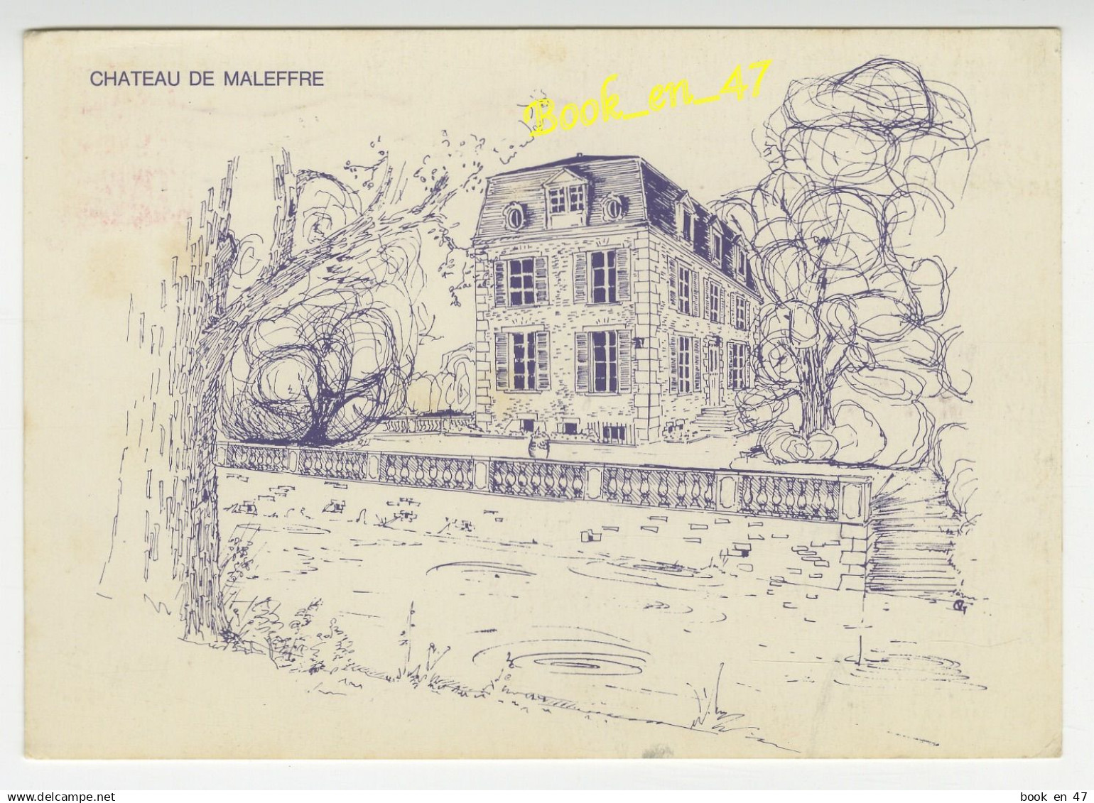 {92907} 72 Sarthe Saint Paterne Arçonnay , Château de Maleffre