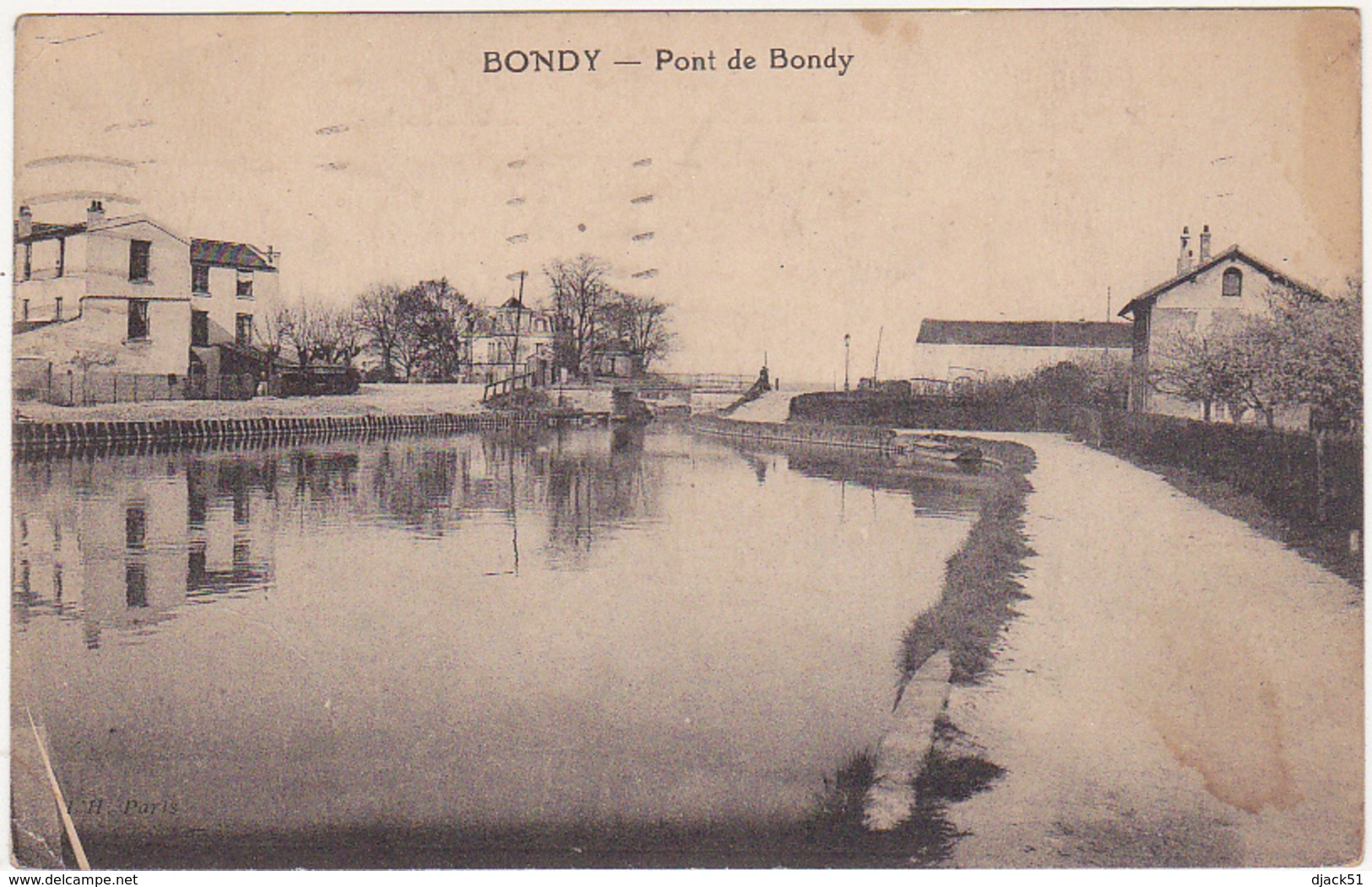 93 - BONDY - Pont de Bondy - 1926
