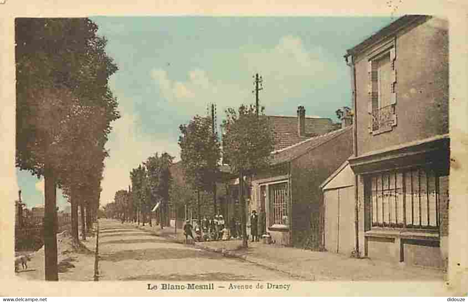 93 - Le Blanc Mesnil - Avenue de Drancy - Animée - CPA - Voir Scans Recto-Verso
