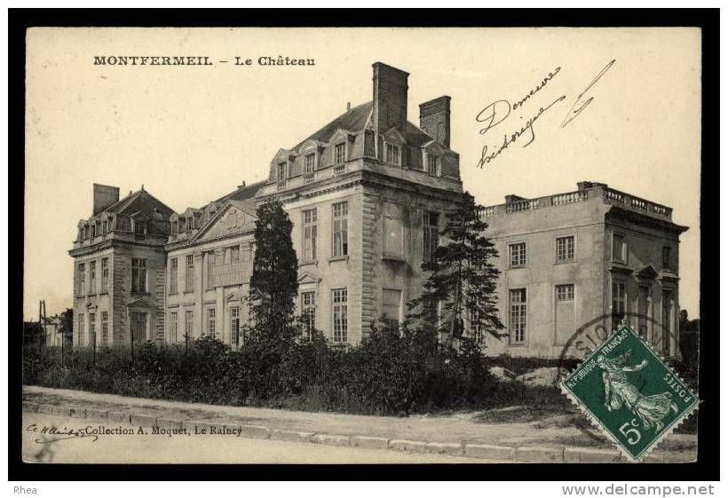 93 Montfermeil chateau D93D K93047K C93047C RH089364
