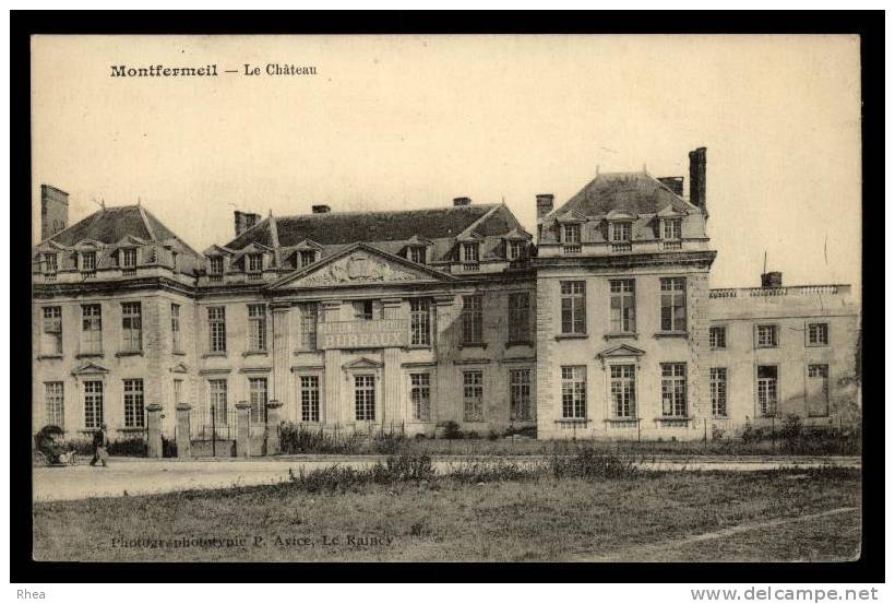 93 Montfermeil chateau D93D K93047K C93047C RH089366