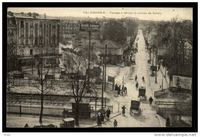 93 Villemomble passage a niveau D93D K93077K C93077C RH089664