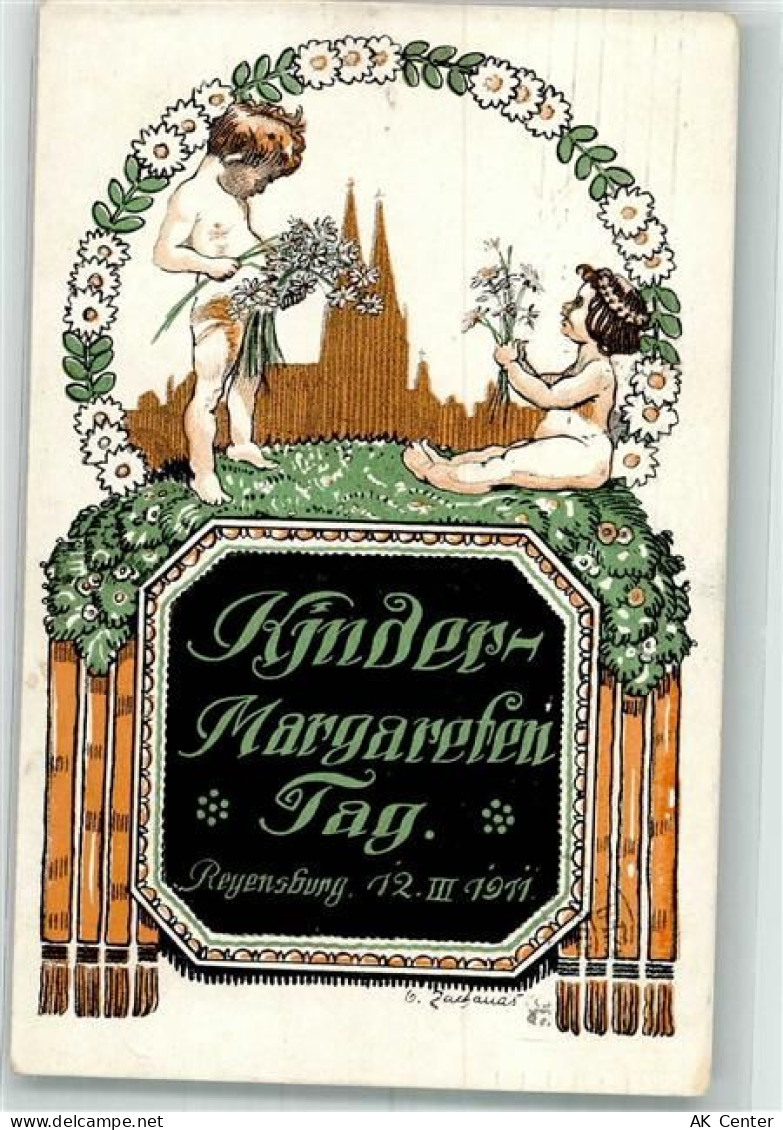 93047 W8400 Regensburg 1911 - Kinder-Margareten-Tag 1911 Kinder - 13642530