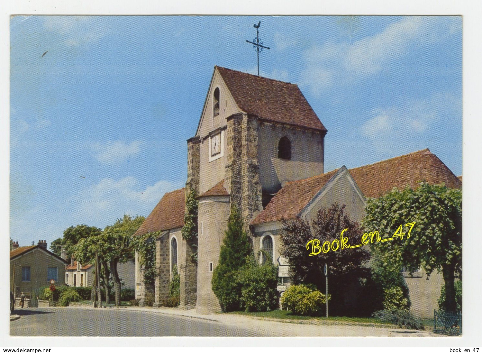 {93085} 91 Essonne Bures sur Yvette , L'église