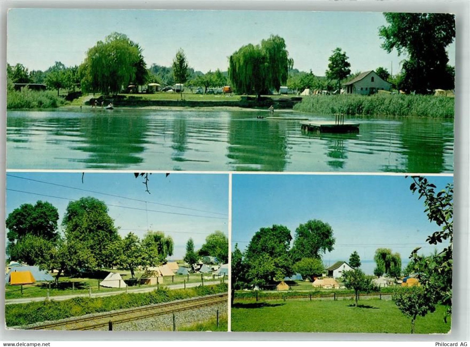 9322 Egnach 1968 Foto AK Camping Wiedehorn Gasthaus Seelust - 38069887