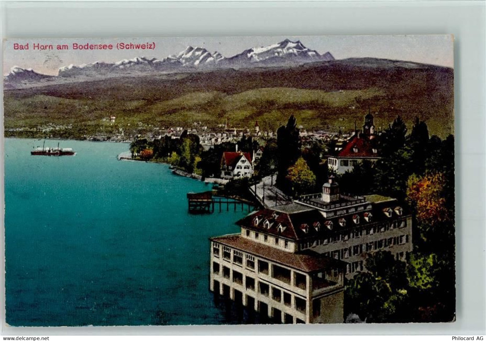 9326 Horn 1920 - Hotel Bad Horn Bodensee AK - 13097909