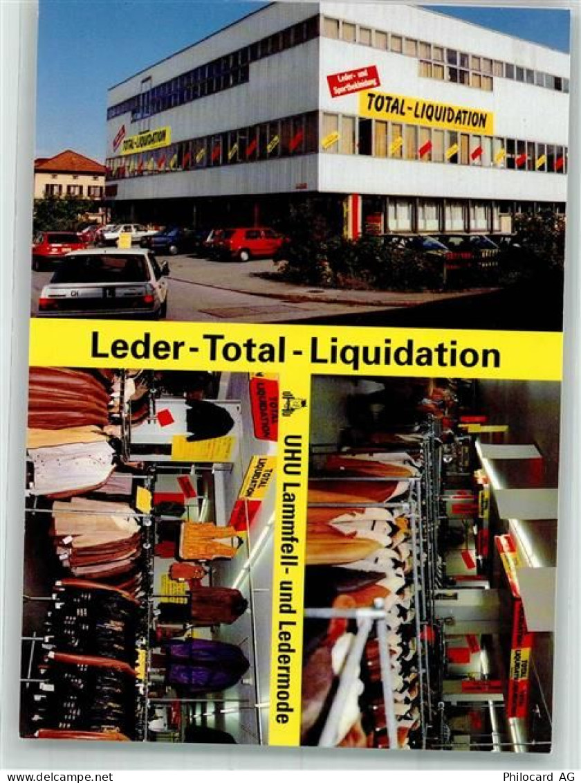 9326 Horn Foto AK Fabrik Geschäft Leder-Total-Liquidation - 38070147