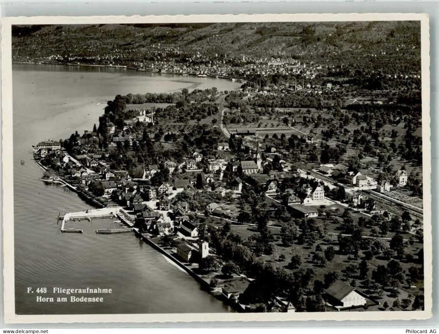 9326 Horn Foto AK Fliegeraufnahme - 38069985