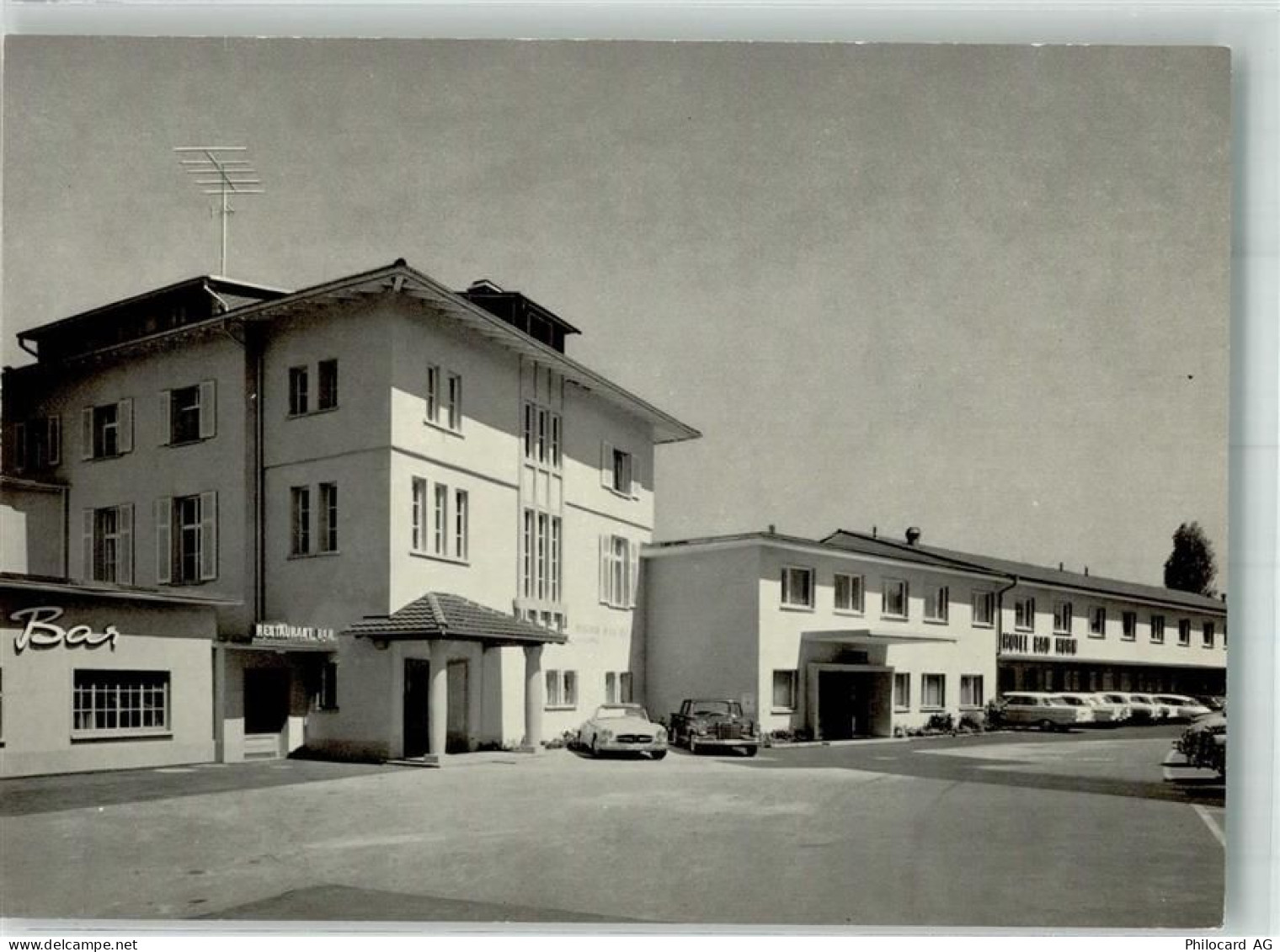 9326 Horn Foto AK Hotel Bad Horn Auto Mercedes - 38070044