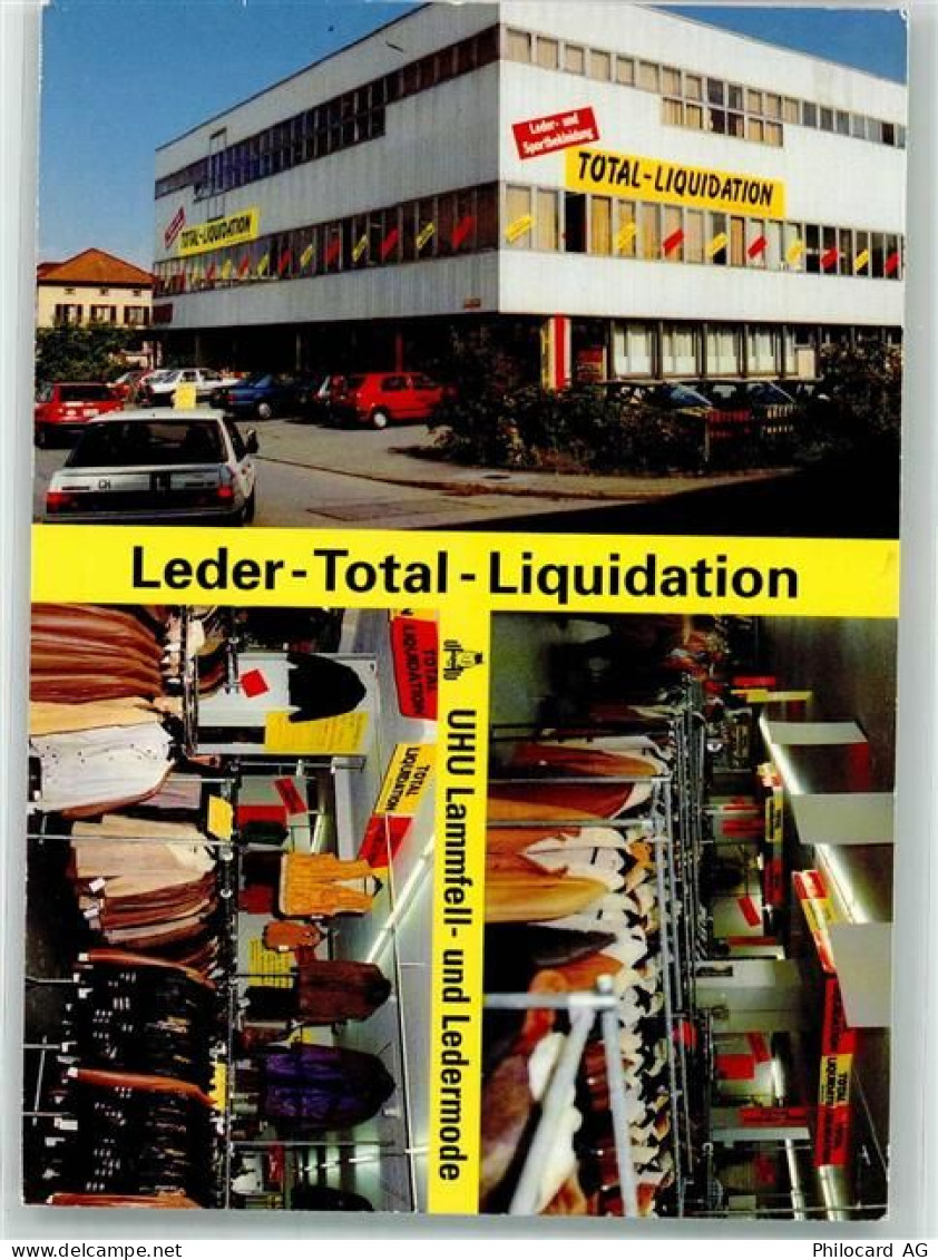 9326 Horn Werbe AK Geschäft Leder-Total-Liquidation - 38068273