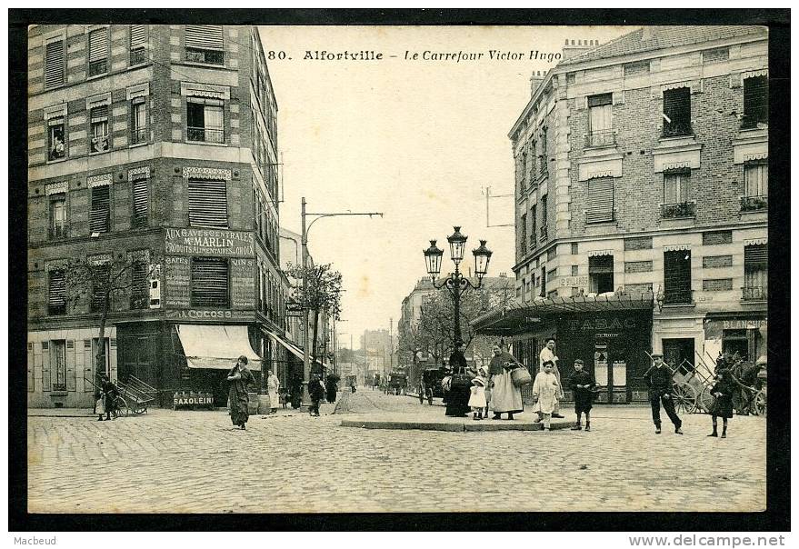 94 - ALFORTVILLE - Le Carrefour Victor Hugo - ANIMÉE