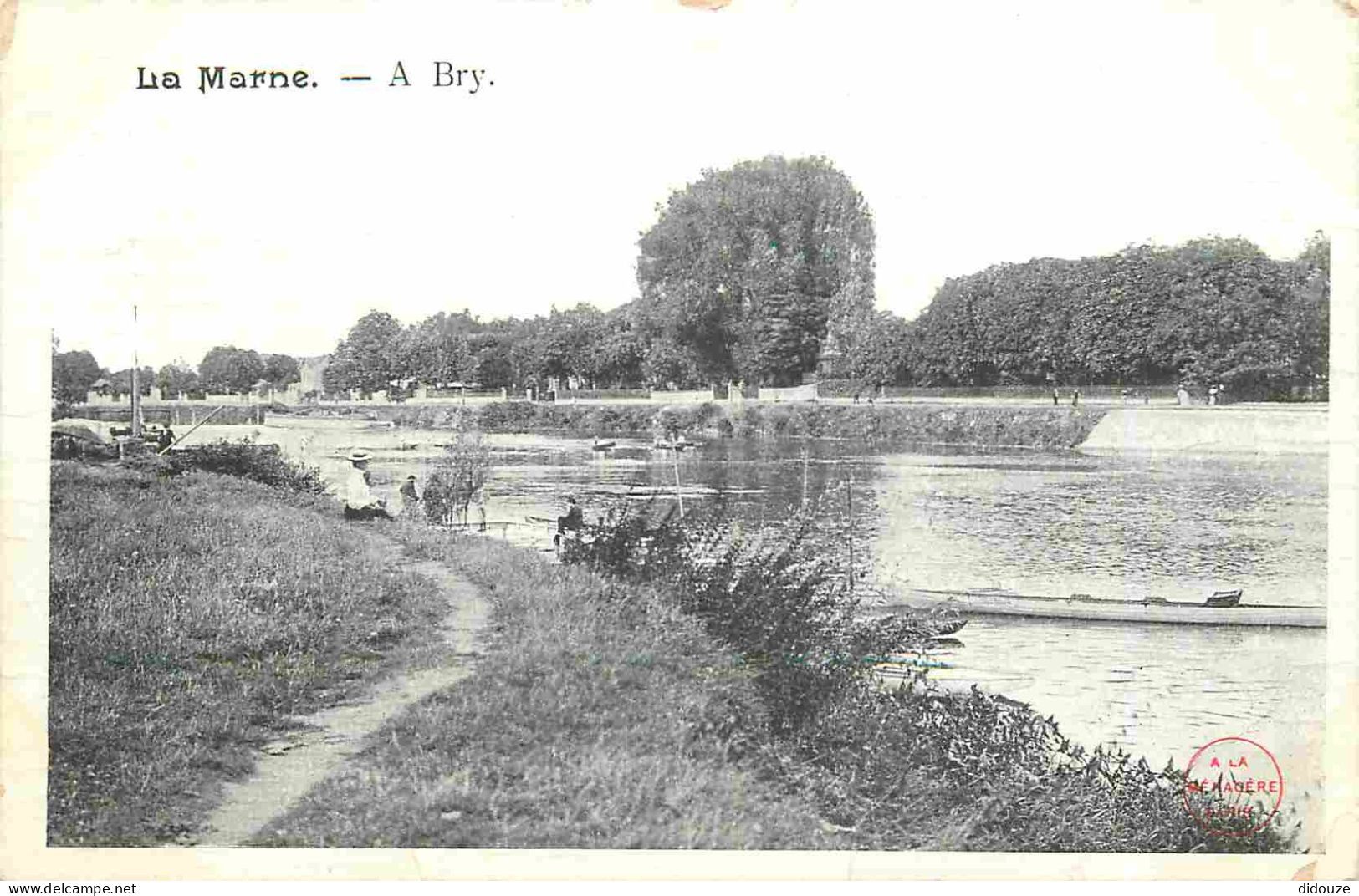 94 - Bry sur Marne - La Marne - L'Ile de Charentonneau - Animée - CPA - Voir Scans Recto-Verso