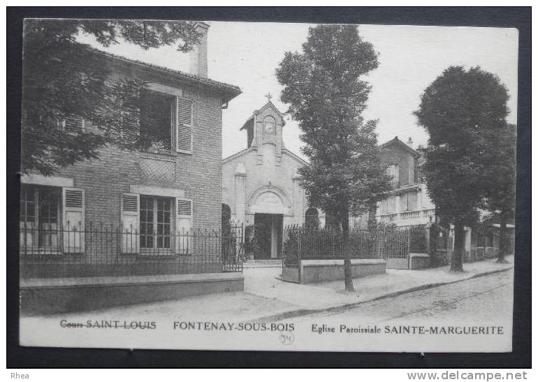 94 Fontenay-sous-Bois eglise    D94D  K94033K  C94033C RH039477
