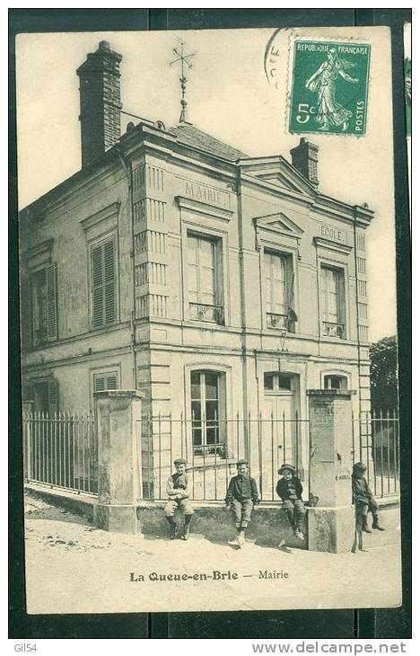 94 LA QUEUE EN BRIE - MAIRIE   - ux39