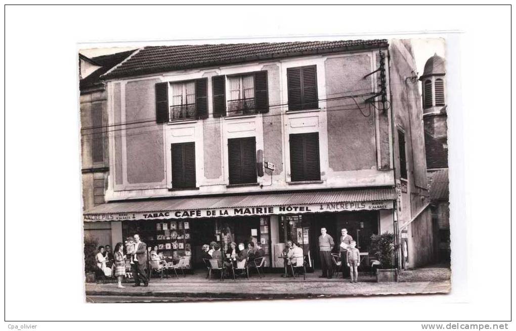 94 ORMESSON SUR MARNE Café de la Mairie, Terrasse, animée, ed CIM, CPSM 10x15, 196?