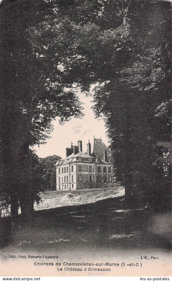 94 ORMESSON SUR MARNE LE CHATEAU D ORMESSON