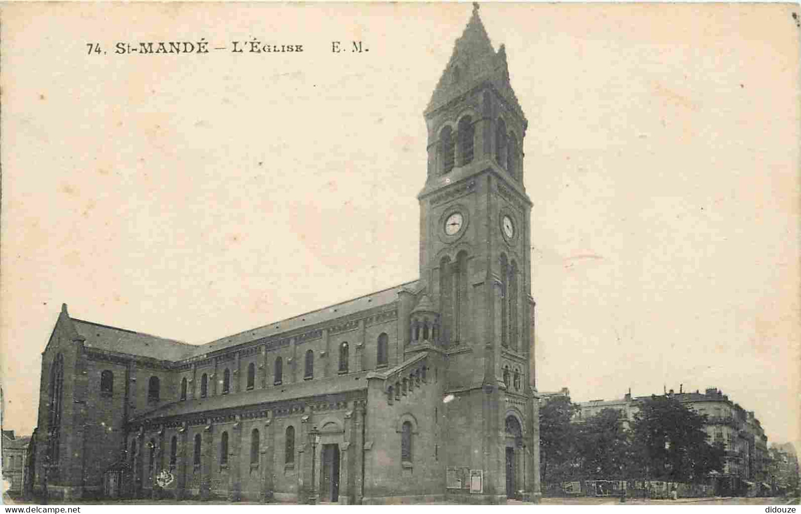 94 - Saint Mandé - L'Eglise - CPA - Voir Scans Recto-Verso