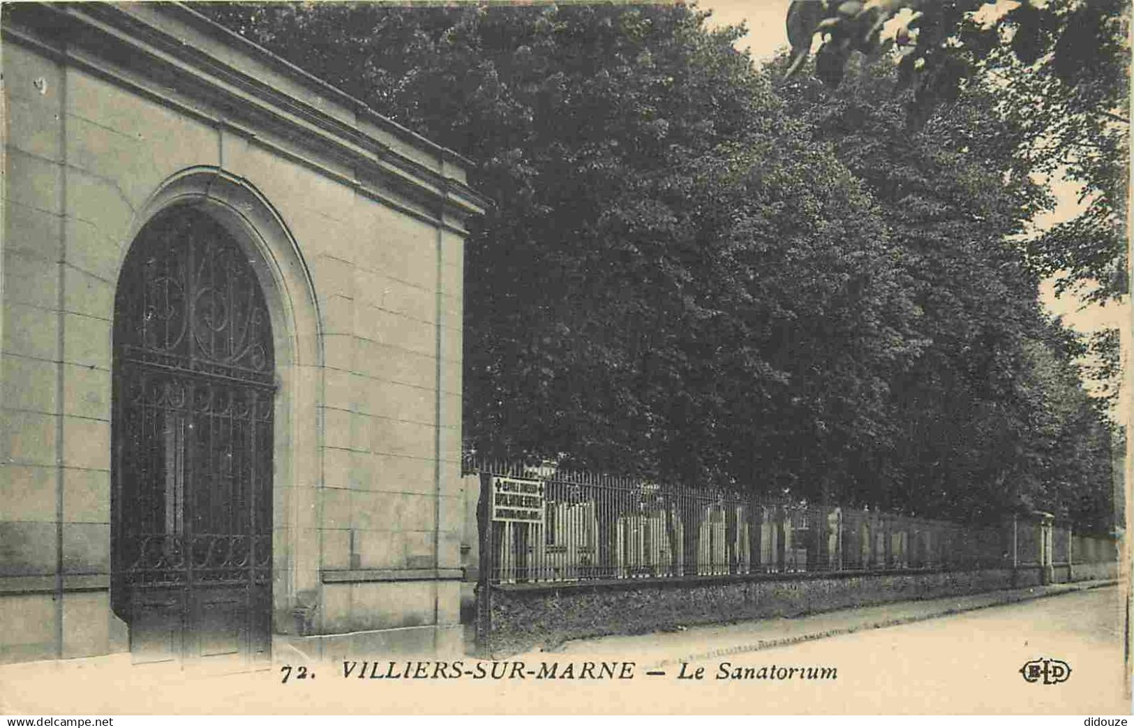 94 - Villiers sur Marne - Le Sanatorium - CPA - Voir Scans Recto-Verso