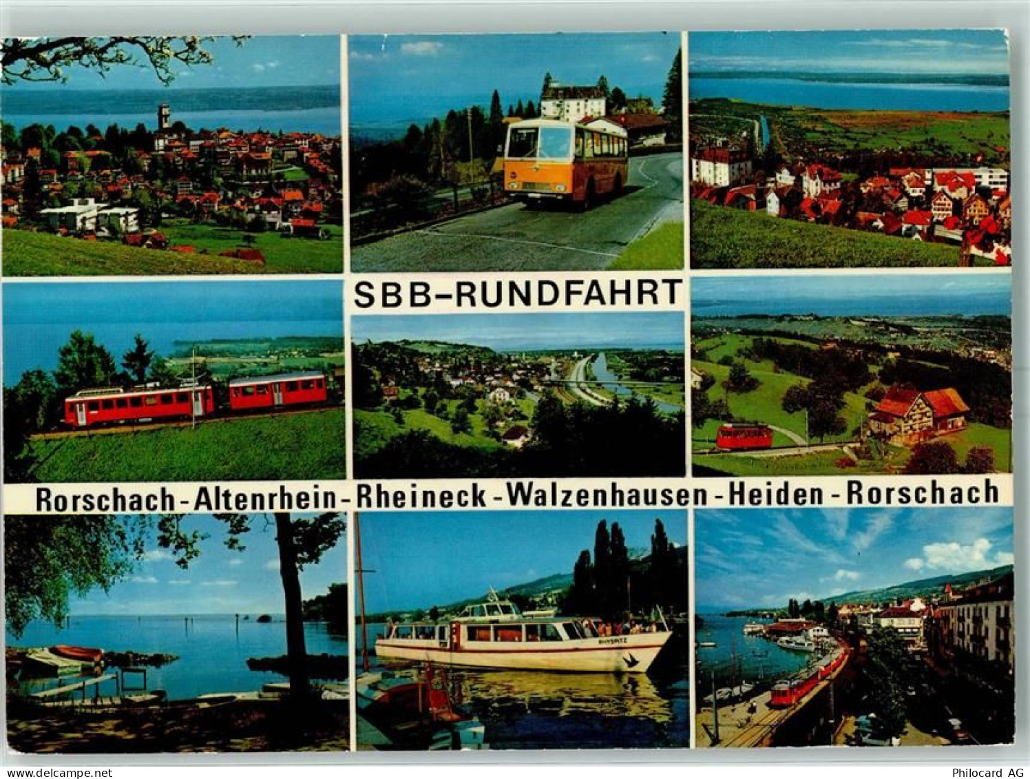 9400 Rorschach - Rundfahrt Rorschach Altenrhein Rheineck Walzenhausen He... - 10392081