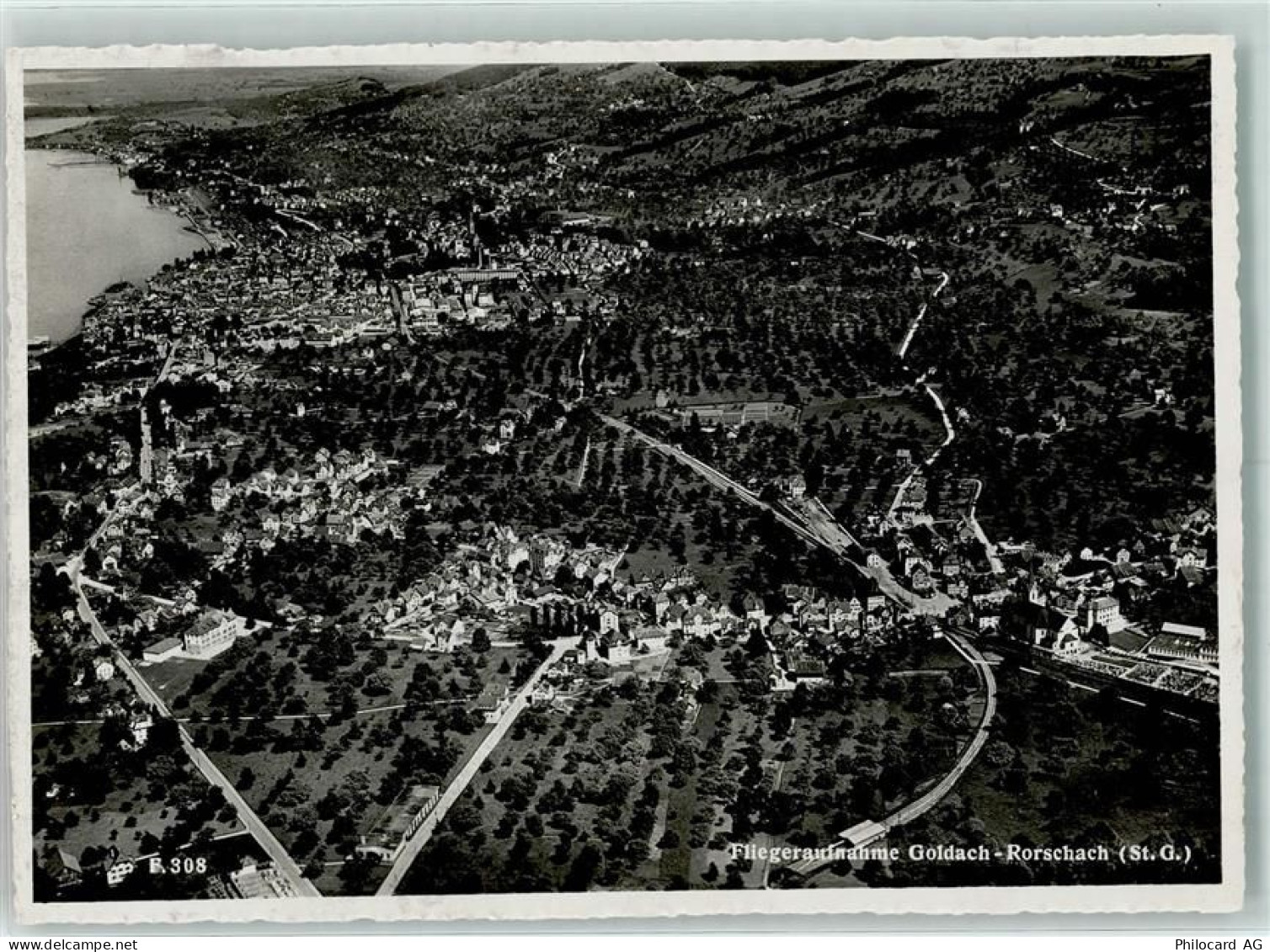 9403 Goldach 1948 - Goldach Rorschach Fliegeraufnahme - 10302567
