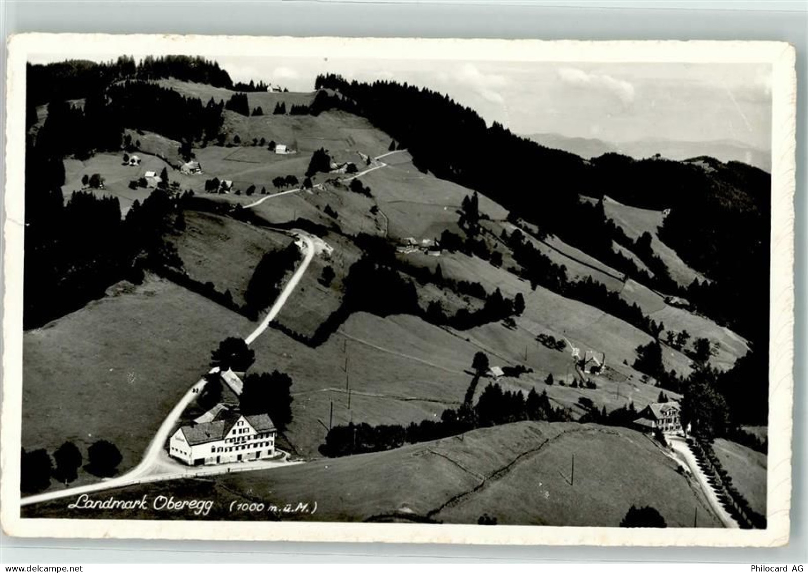9413 Oberegg Gebrauchsspuren Gasthaus Landmark Fliegeraufnahme - 39374544