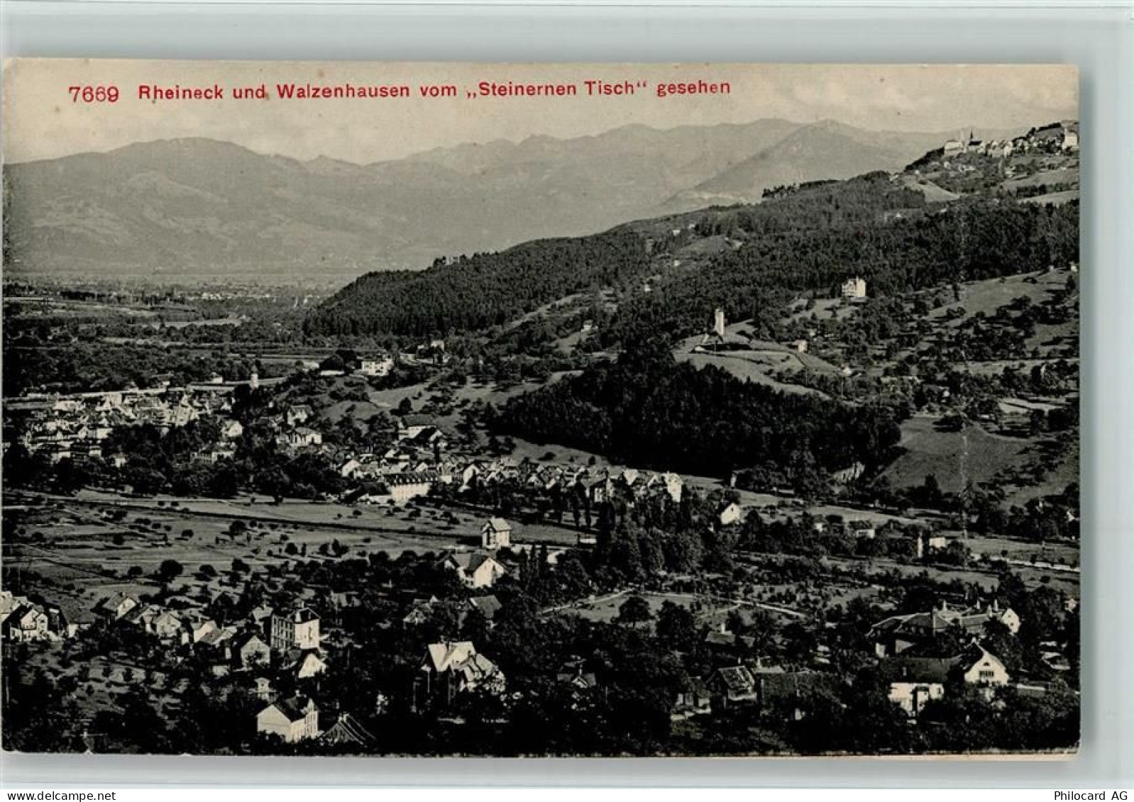 9424 Rheineck - Rheineck und Walzenhausen vom Steinernen Tisch gesehen... - 10147712