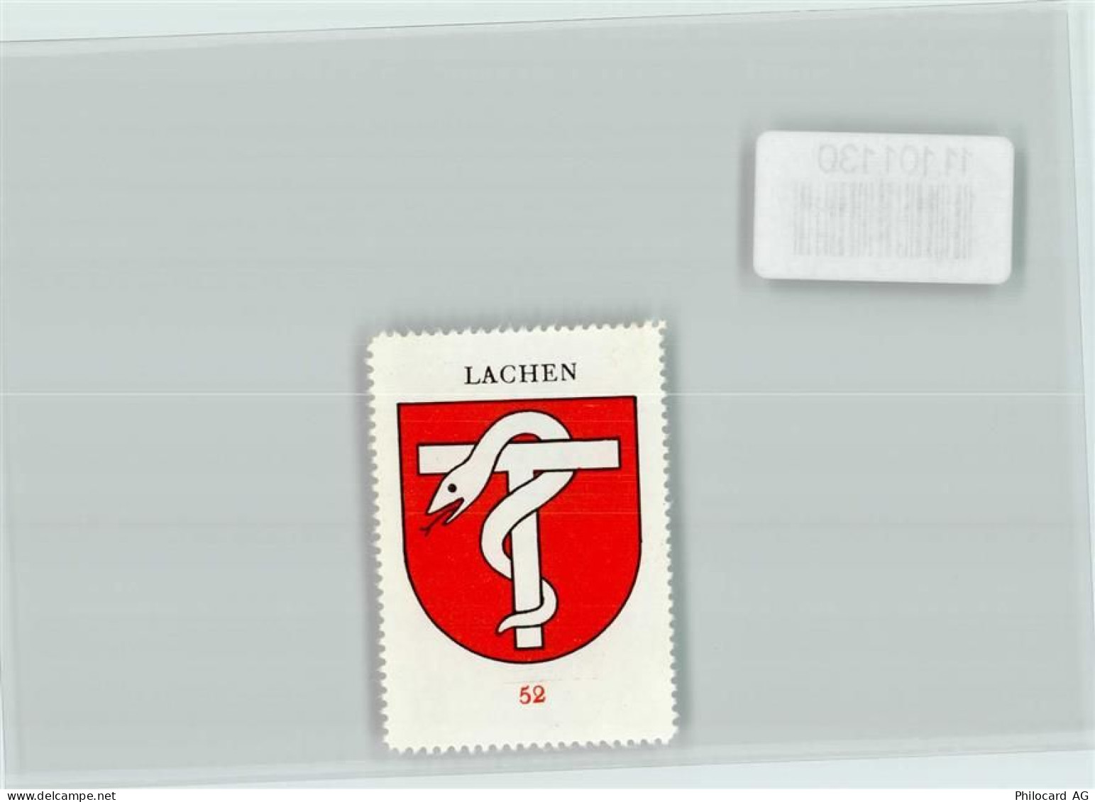 9428 Lachen - Vignette Wappen Kaffee Hag ca 1920-1940 Lachen - 11101130