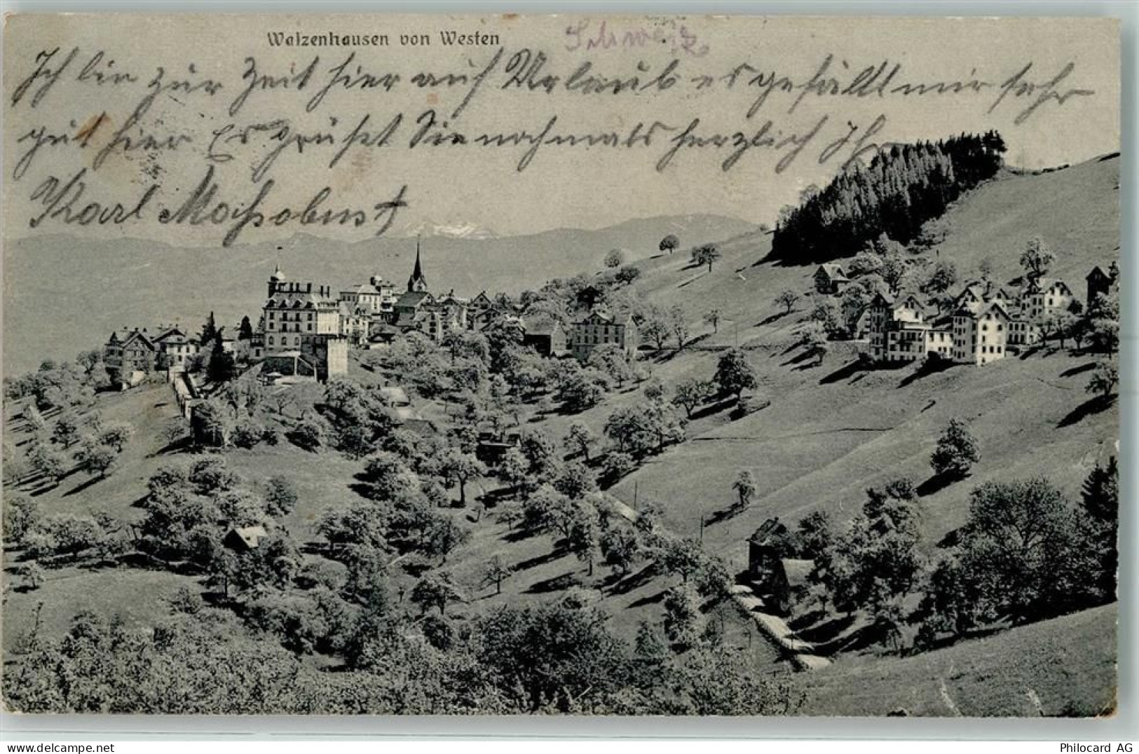 9428 Walzenhausen 1906 - Walzenhausen von Westen - 13160951