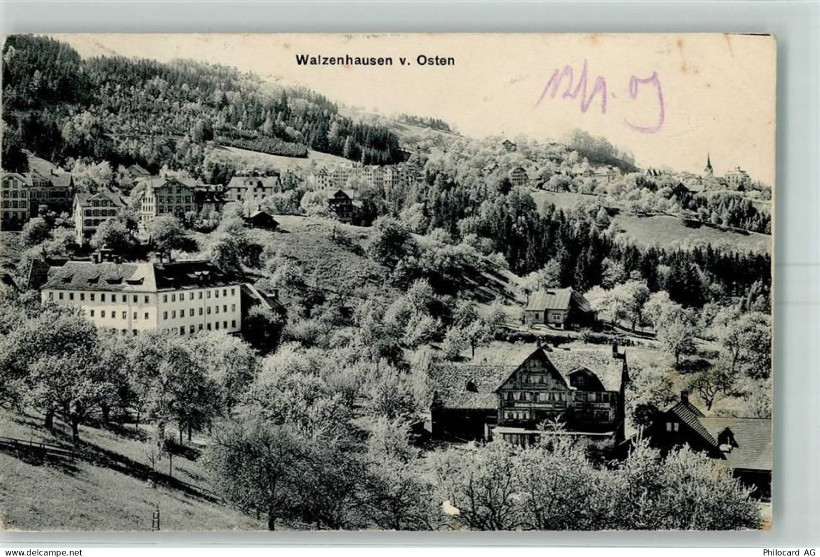 9428 Walzenhausen 1909 - Walzenhausen von Osten - 13160956