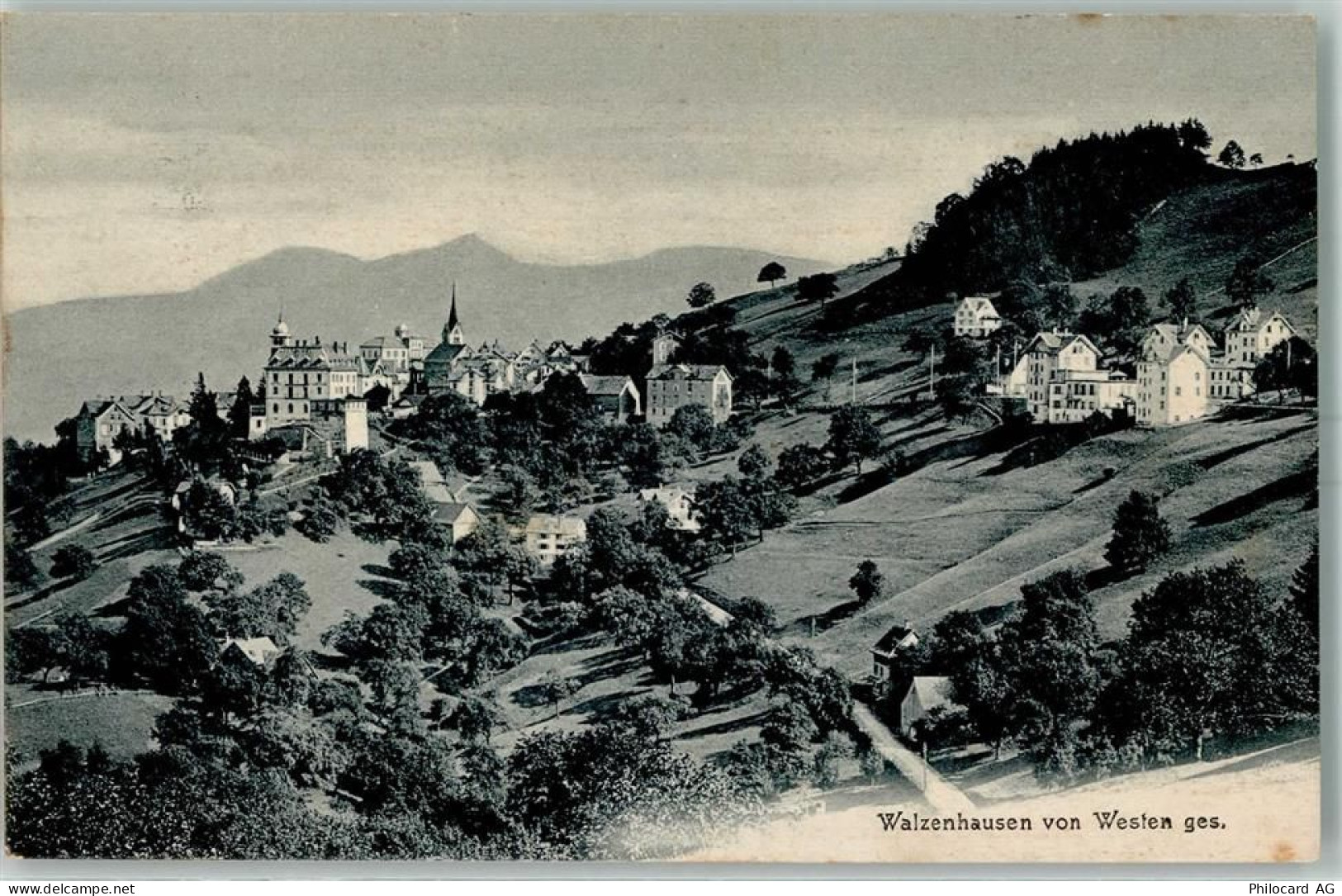 9428 Walzenhausen 1909 - Walzenhausen von Westen - 13160952