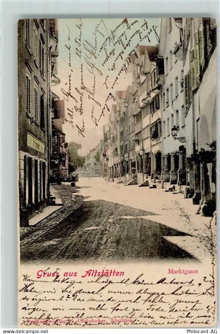 9450 Altstätten SG 1902 Gebrauchsspuren Marktgasse - 13137106