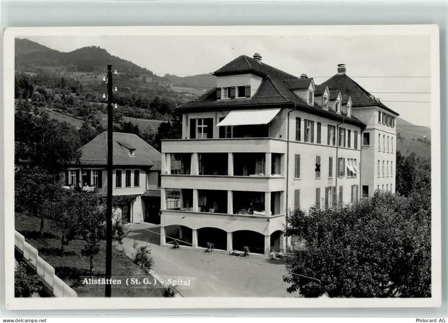 9450 Altstätten SG Foto AK Krankenhaus Feldpost - 13191156