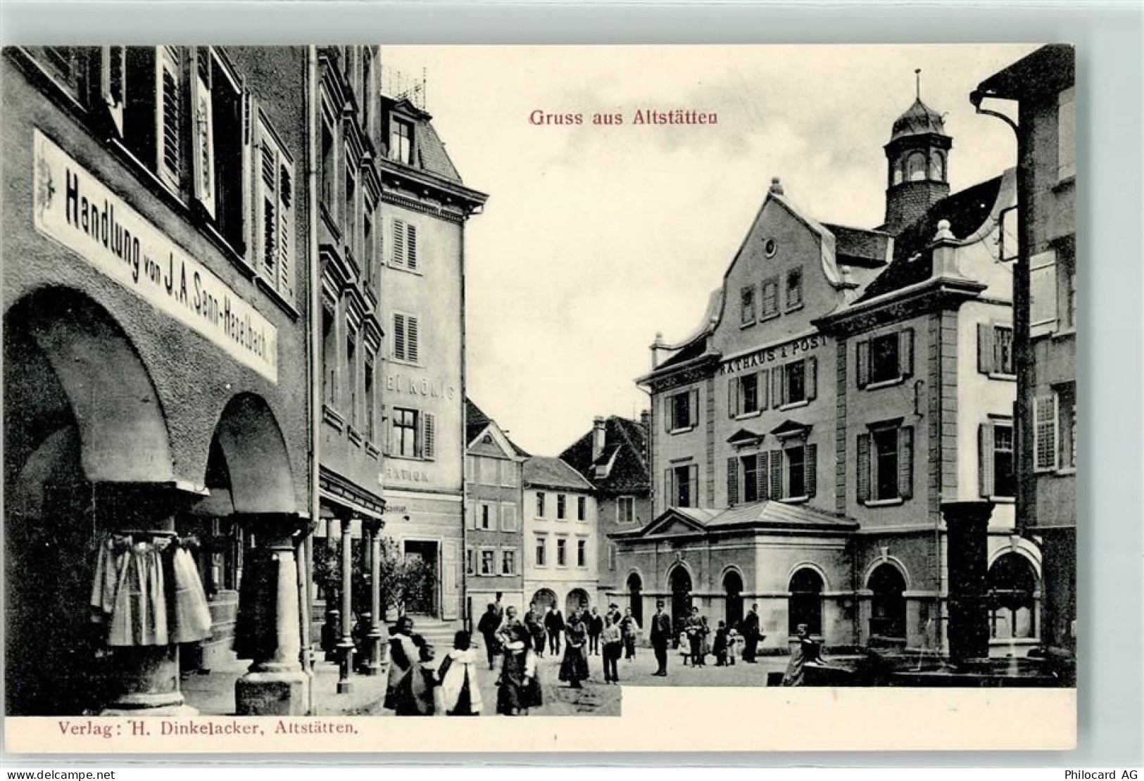 9450 Altstätten SG - Handlung J. A. Senn-Haselbach - 13905323