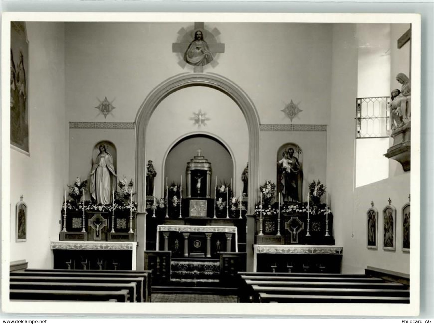 9450 Altstätten SG - Kloster Maria-Hilf Innenansicht Altar - 39699522