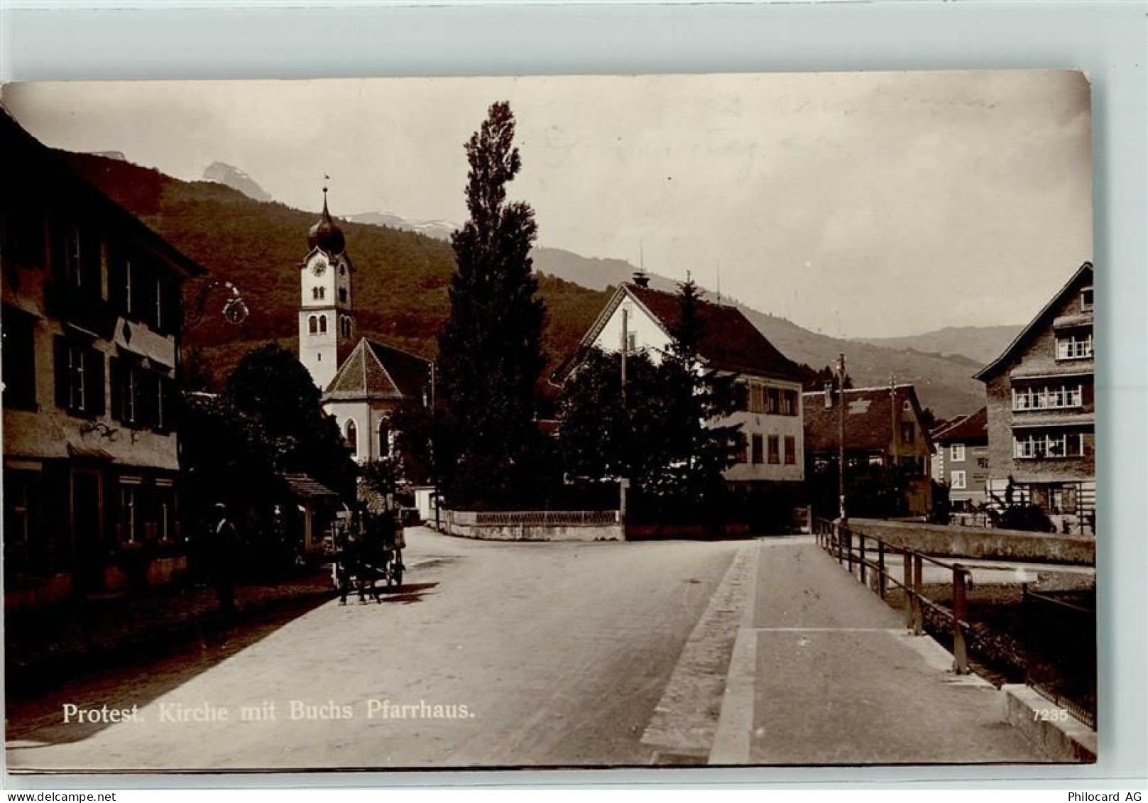 9470 Buchs SG - Ev. Kirche mit Buchs Pfarrhaus - 13123071