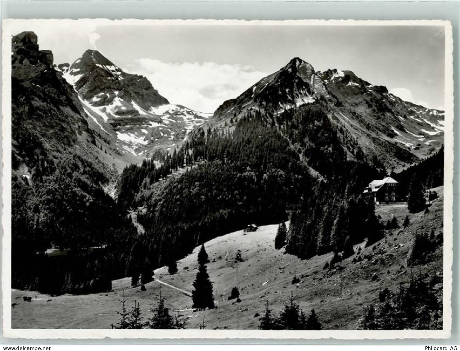 9472 Grabs - Kurhaus Voralp mit Sichelkamm und Höchst - 10393751