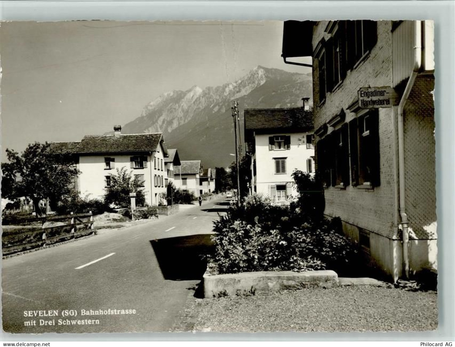 9475 Sevelen - Bahnhofstrasse mit Drei Schwestern - 13101080
