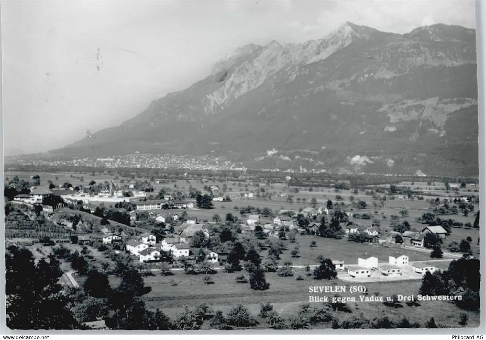 9475 Sevelen - Blick nach Vaduz, Drei Schwestern - 50677896