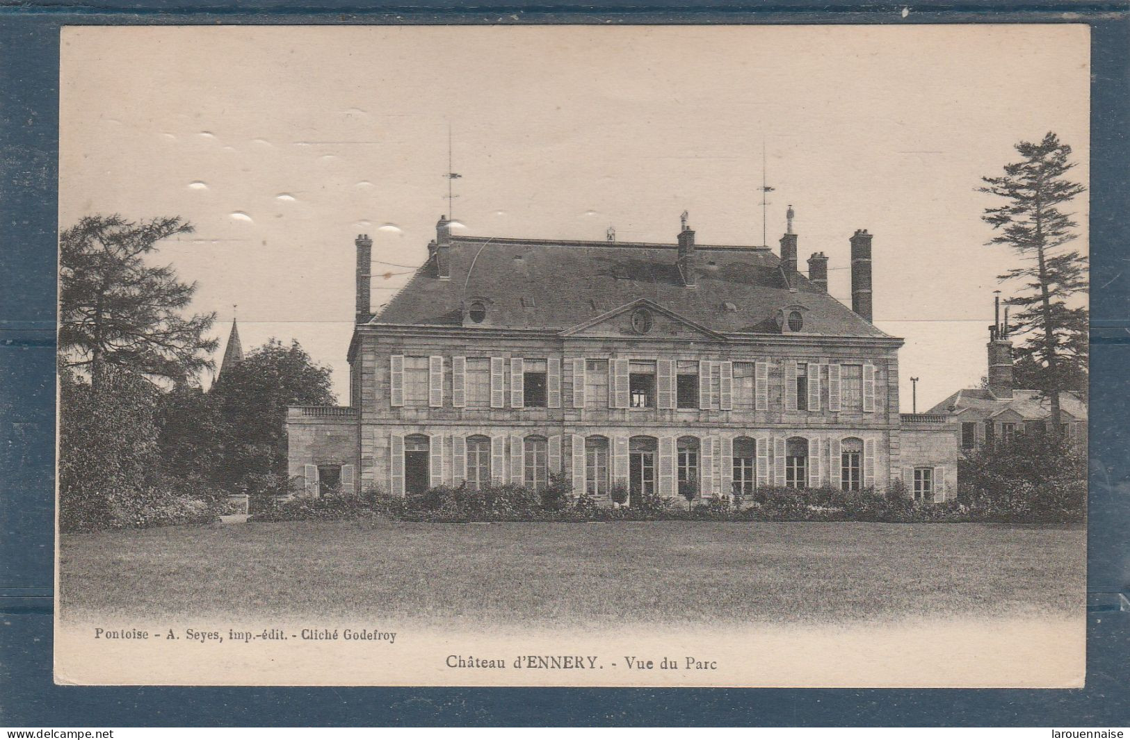 95 - ENNERY - Château d' Ennery - Vue du Parc