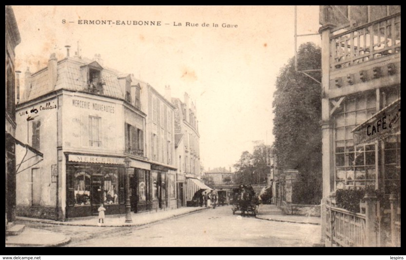 95 - ERMONT - EAUBONNE --  La Rue de la gare