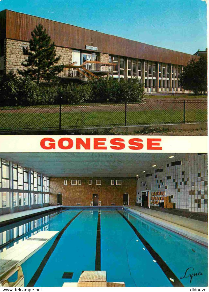 95 - Gonesse - Multivues - Quartier de la Fauconnière - La Piscine - CPM - Voir Scans Recto-Verso